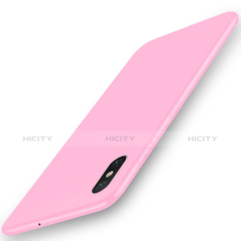 Custodia Silicone Ultra Sottile Morbida Cover S03 per Xiaomi Mi 8 Explorer Rosa