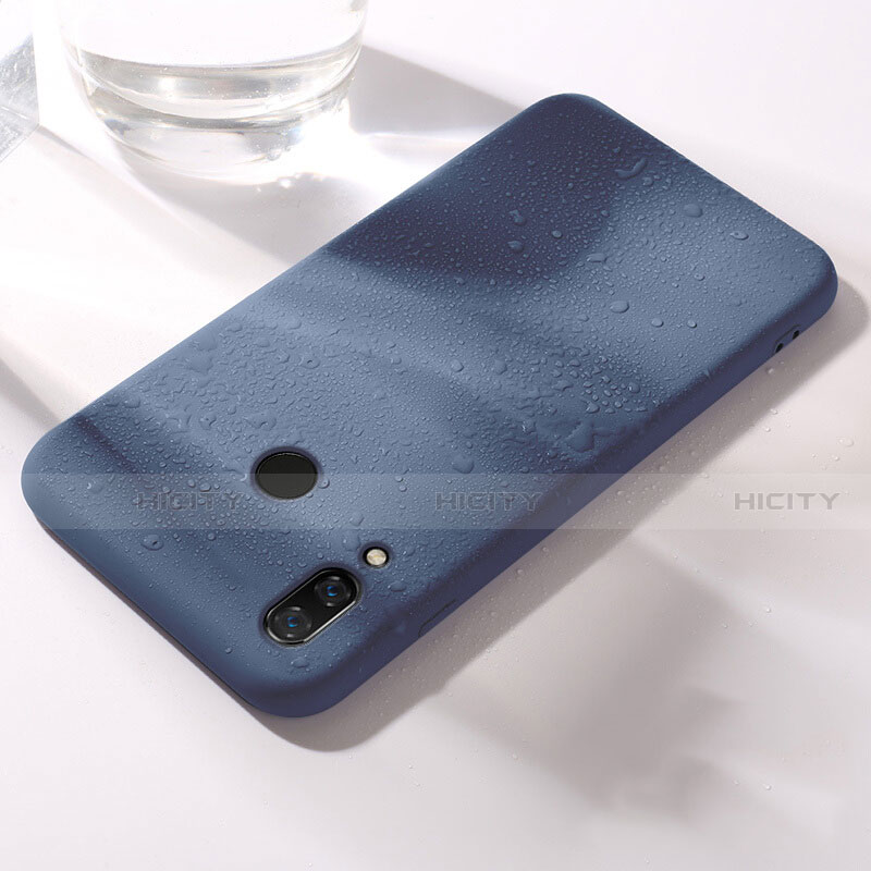 Custodia Silicone Ultra Sottile Morbida Cover S05 per Huawei Honor 8X Blu