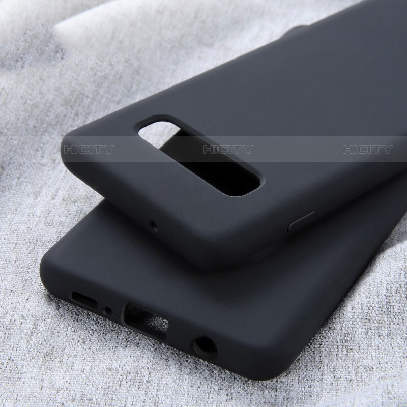 Custodia Silicone Ultra Sottile Morbida Cover U01 per Samsung Galaxy S10 5G Nero