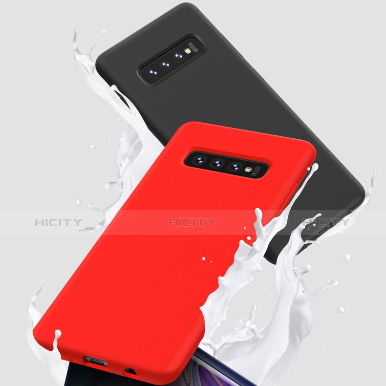 Custodia Silicone Ultra Sottile Morbida Cover U01 per Samsung Galaxy S10 Plus