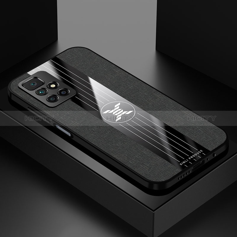 Custodia Silicone Ultra Sottile Morbida Cover X01L per Xiaomi Redmi 10 (2022) Nero