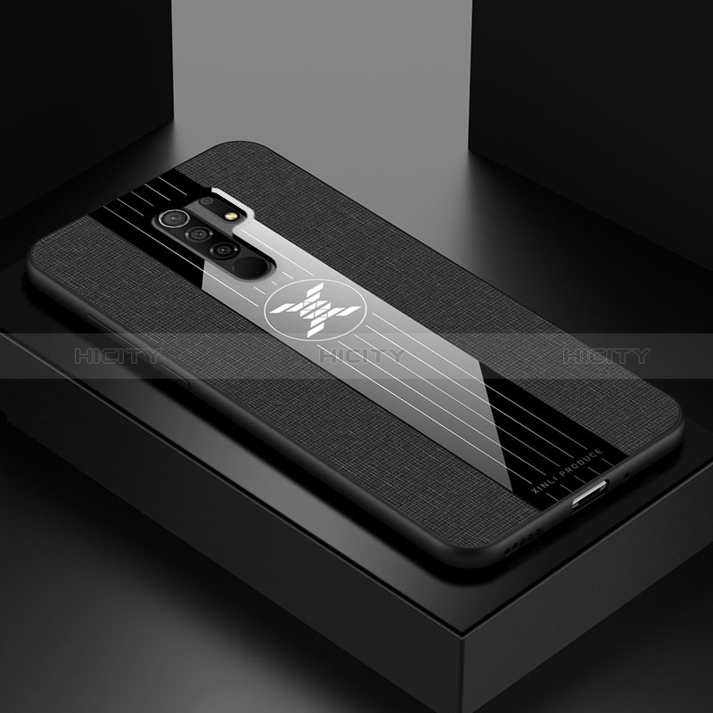 Custodia Silicone Ultra Sottile Morbida Cover X01L per Xiaomi Redmi 9 Nero