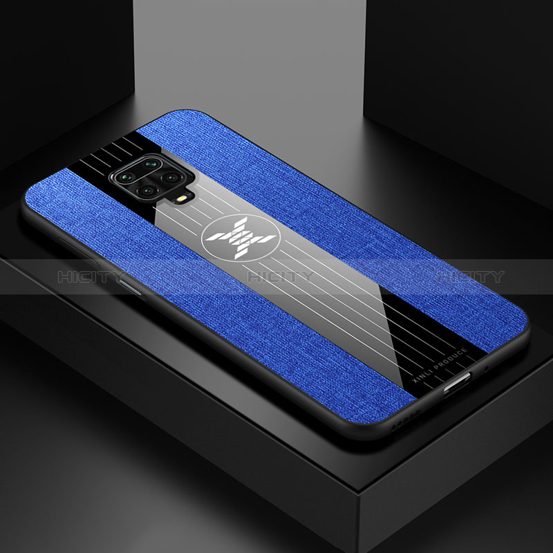 Custodia Silicone Ultra Sottile Morbida Cover X01L per Xiaomi Redmi Note 9S Blu