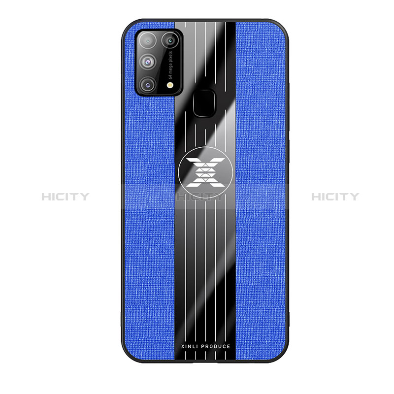 Custodia Silicone Ultra Sottile Morbida Cover X02L per Samsung Galaxy M31 Blu