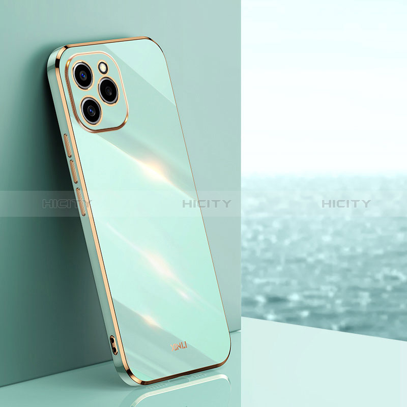 Custodia Silicone Ultra Sottile Morbida Cover XL1 per Huawei Honor 60 SE 5G Verde