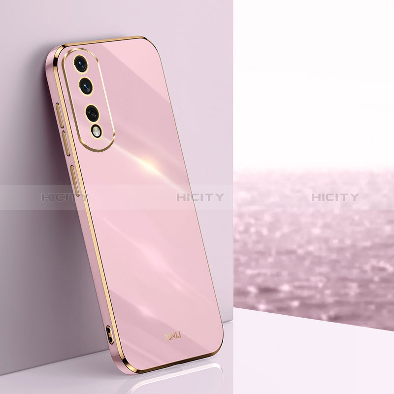 Custodia Silicone Ultra Sottile Morbida Cover XL1 per Huawei Honor 80 Pro 5G Lavanda