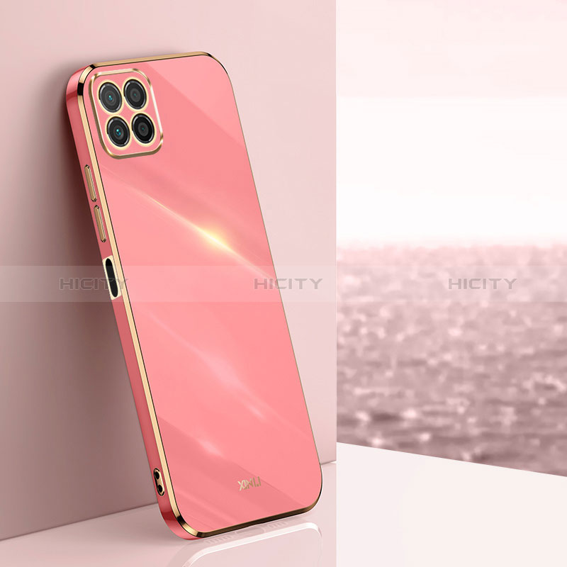 Custodia Silicone Ultra Sottile Morbida Cover XL1 per Huawei Honor X6 5G Rosa Caldo