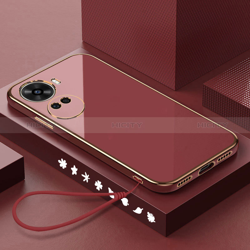 Custodia Silicone Ultra Sottile Morbida Cover XL1 per Huawei Nova 11 SE Rosso