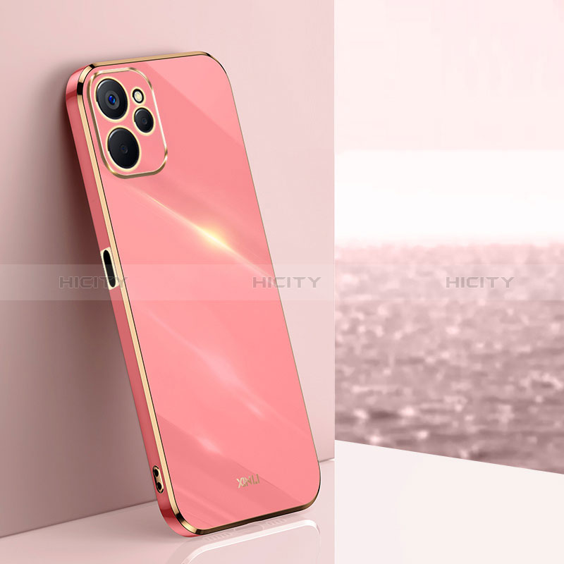 Custodia Silicone Ultra Sottile Morbida Cover XL1 per Realme 10T 5G Rosa Caldo