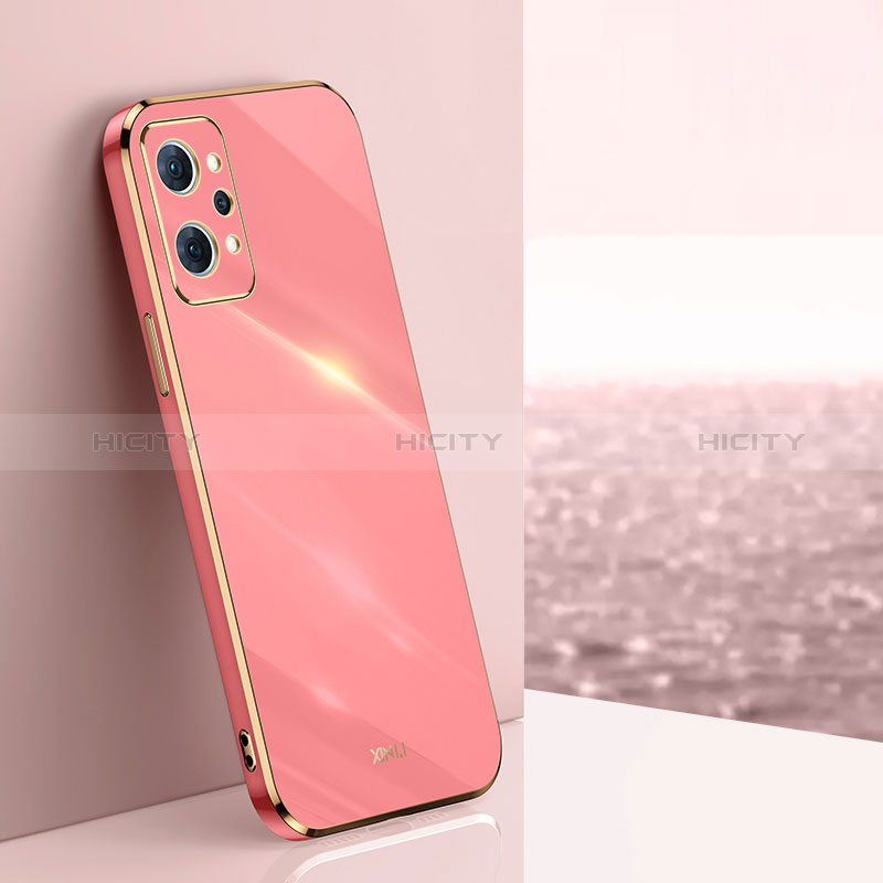 Custodia Silicone Ultra Sottile Morbida Cover XL1 per Realme Q5 Pro 5G Rosa Caldo