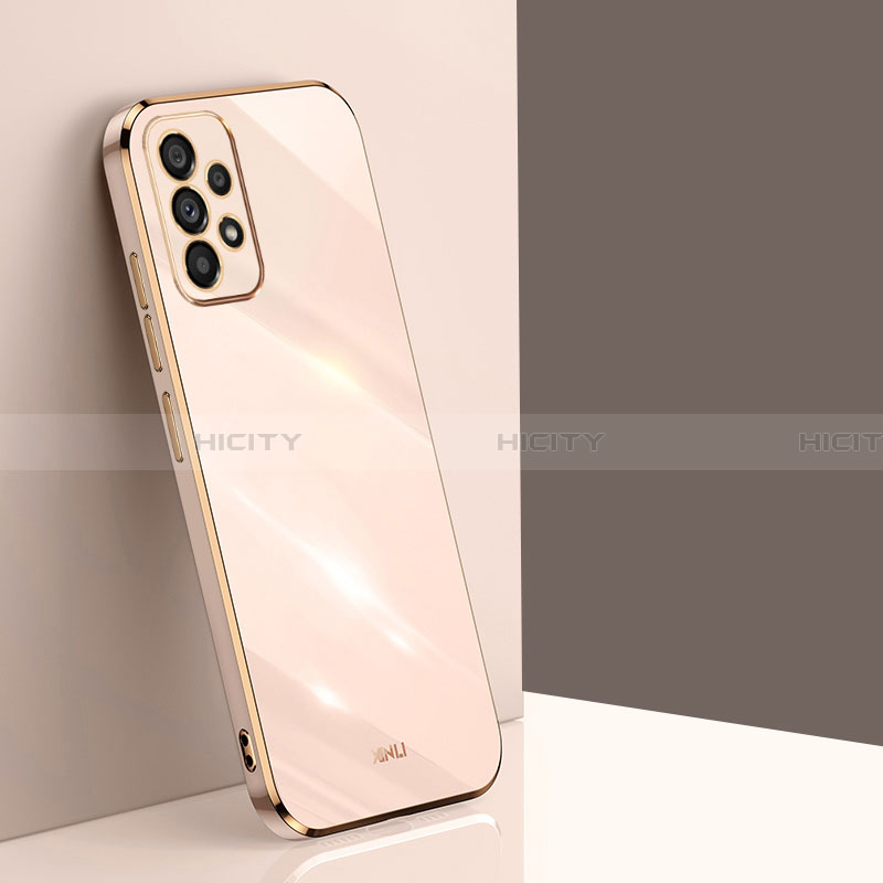 Custodia Silicone Ultra Sottile Morbida Cover XL1 per Samsung Galaxy A33 5G Oro