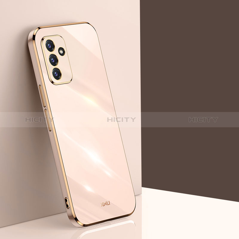 Custodia Silicone Ultra Sottile Morbida Cover XL1 per Samsung Galaxy A35 5G Oro