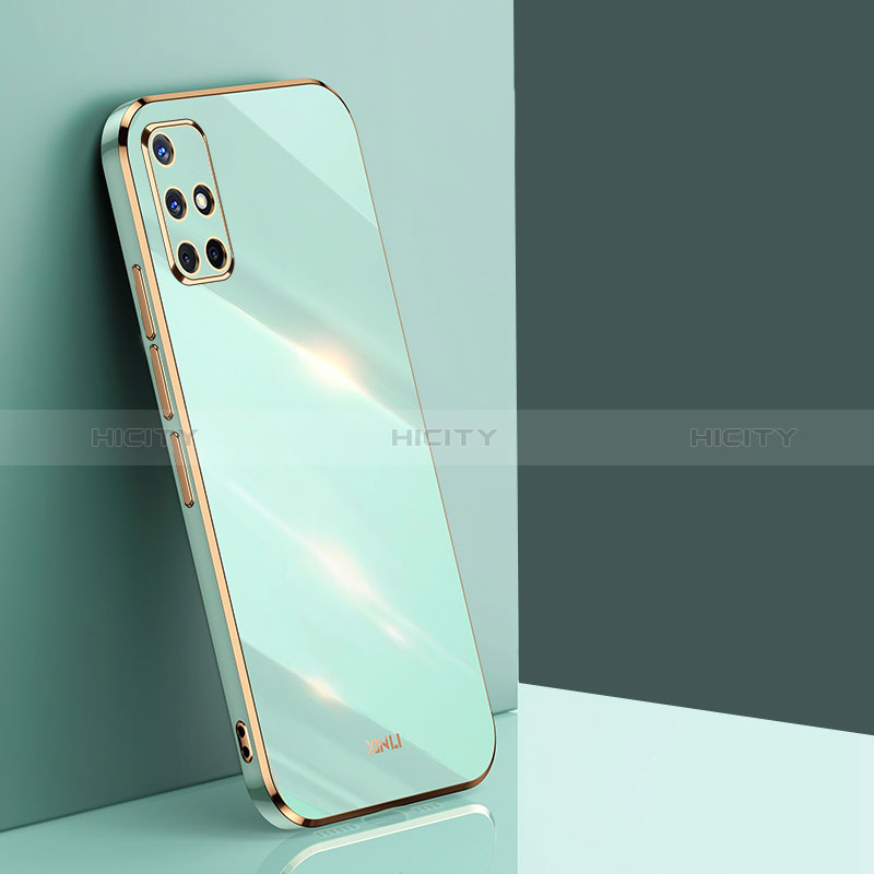 Custodia Silicone Ultra Sottile Morbida Cover XL1 per Samsung Galaxy A71 5G Verde