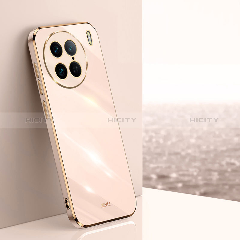 Custodia Silicone Ultra Sottile Morbida Cover XL1 per Vivo X90 Pro 5G Oro