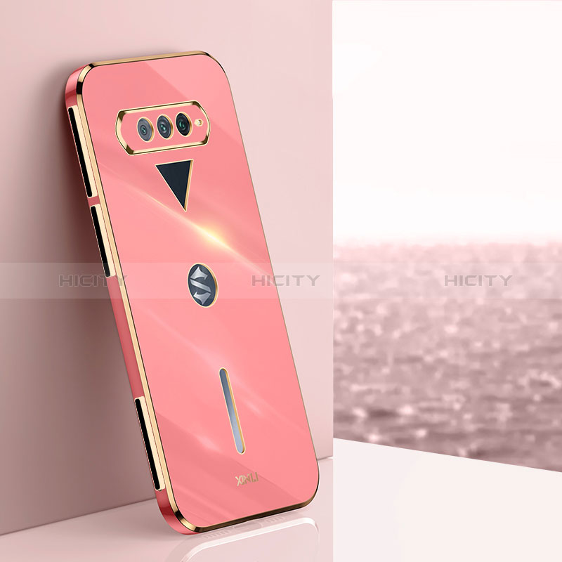 Custodia Silicone Ultra Sottile Morbida Cover XL1 per Xiaomi Black Shark 4S Pro 5G Rosa Caldo