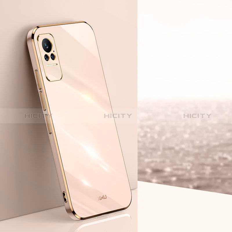 Custodia Silicone Ultra Sottile Morbida Cover XL1 per Xiaomi Civi 5G Oro