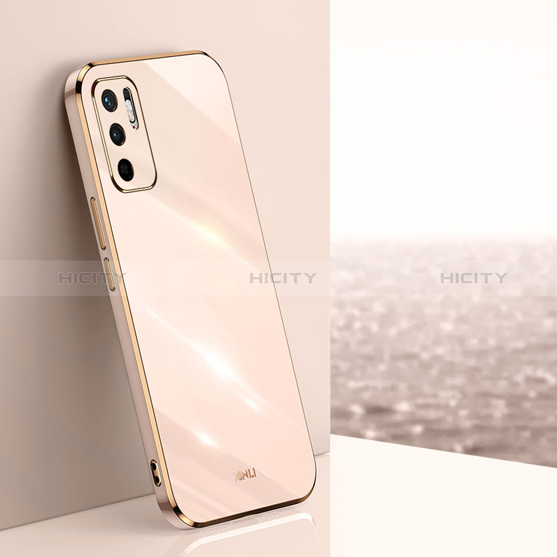 Custodia Silicone Ultra Sottile Morbida Cover XL1 per Xiaomi POCO M3 Pro 5G Oro