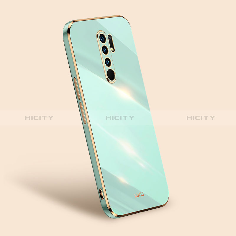 Custodia Silicone Ultra Sottile Morbida Cover XL1 per Xiaomi Redmi 9 Prime India Verde