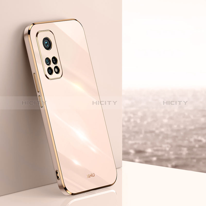 Custodia Silicone Ultra Sottile Morbida Cover XL1 per Xiaomi Redmi K30S 5G Oro