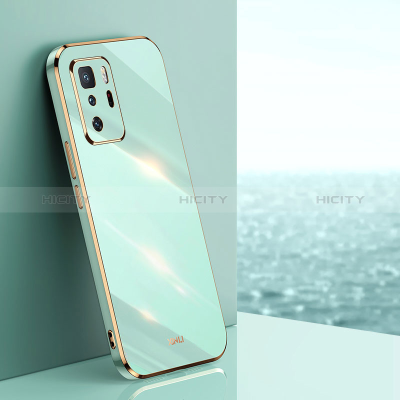 Custodia Silicone Ultra Sottile Morbida Cover XL1 per Xiaomi Redmi Note 10 Pro 5G Verde