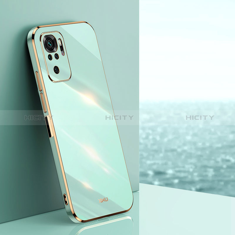 Custodia Silicone Ultra Sottile Morbida Cover XL1 per Xiaomi Redmi Note 10S 4G Verde