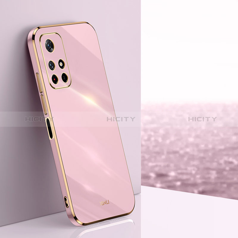 Custodia Silicone Ultra Sottile Morbida Cover XL1 per Xiaomi Redmi Note 11S 5G Rosa