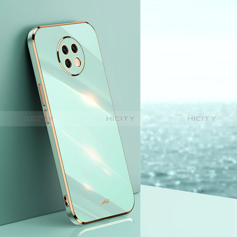 Custodia Silicone Ultra Sottile Morbida Cover XL1 per Xiaomi Redmi Note 9T 5G Verde