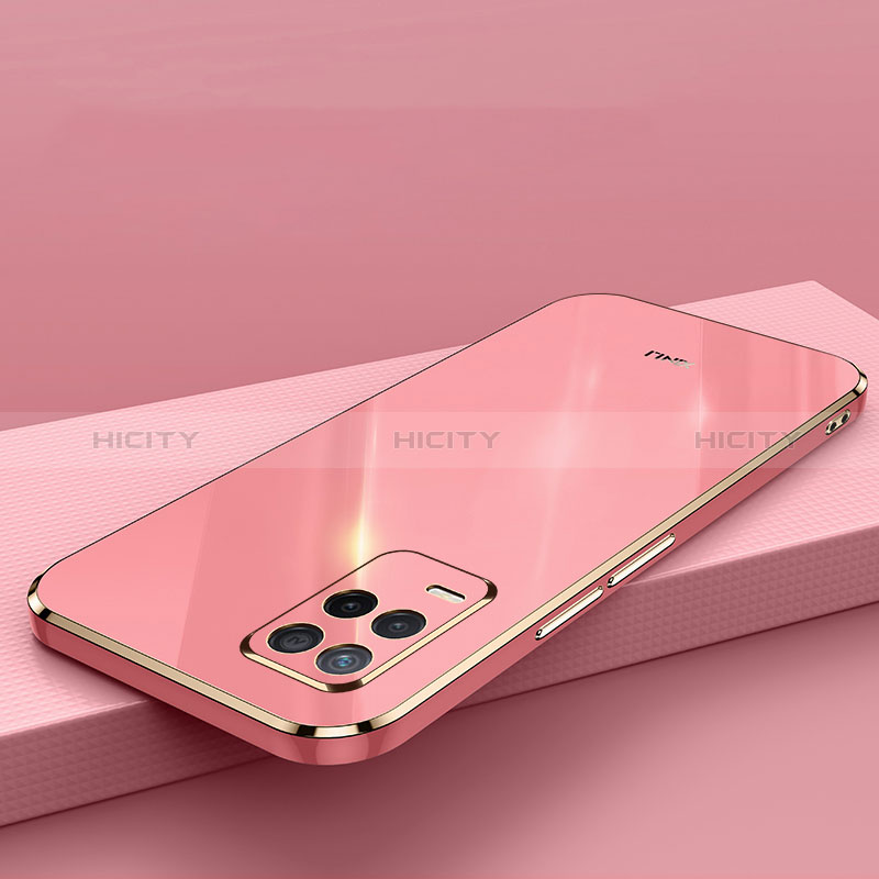 Custodia Silicone Ultra Sottile Morbida Cover XL2 per Realme 8s 5G Rosa Caldo