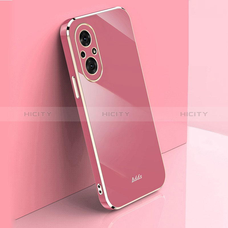 Custodia Silicone Ultra Sottile Morbida Cover XL3 per Huawei Honor 50 SE 5G Rosa Caldo