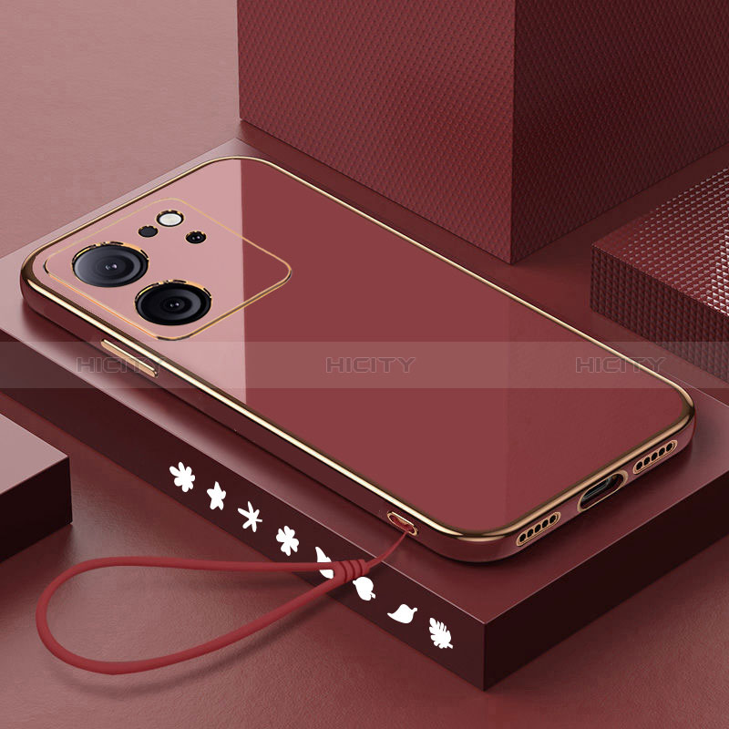 Custodia Silicone Ultra Sottile Morbida Cover XL3 per Xiaomi Mi 13T 5G Rosso