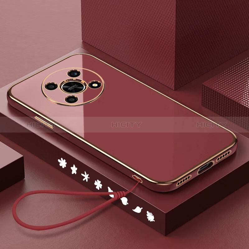 Custodia Silicone Ultra Sottile Morbida Cover XL6 per Huawei Nova Y91 Rosso