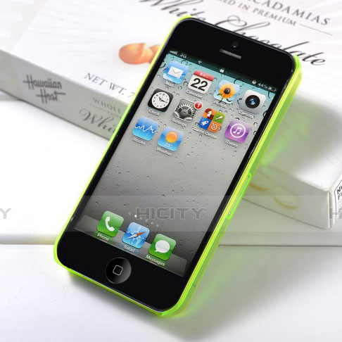 Custodia Silicone Ultra Sottile Morbida Opaca per Apple iPhone 4 Verde