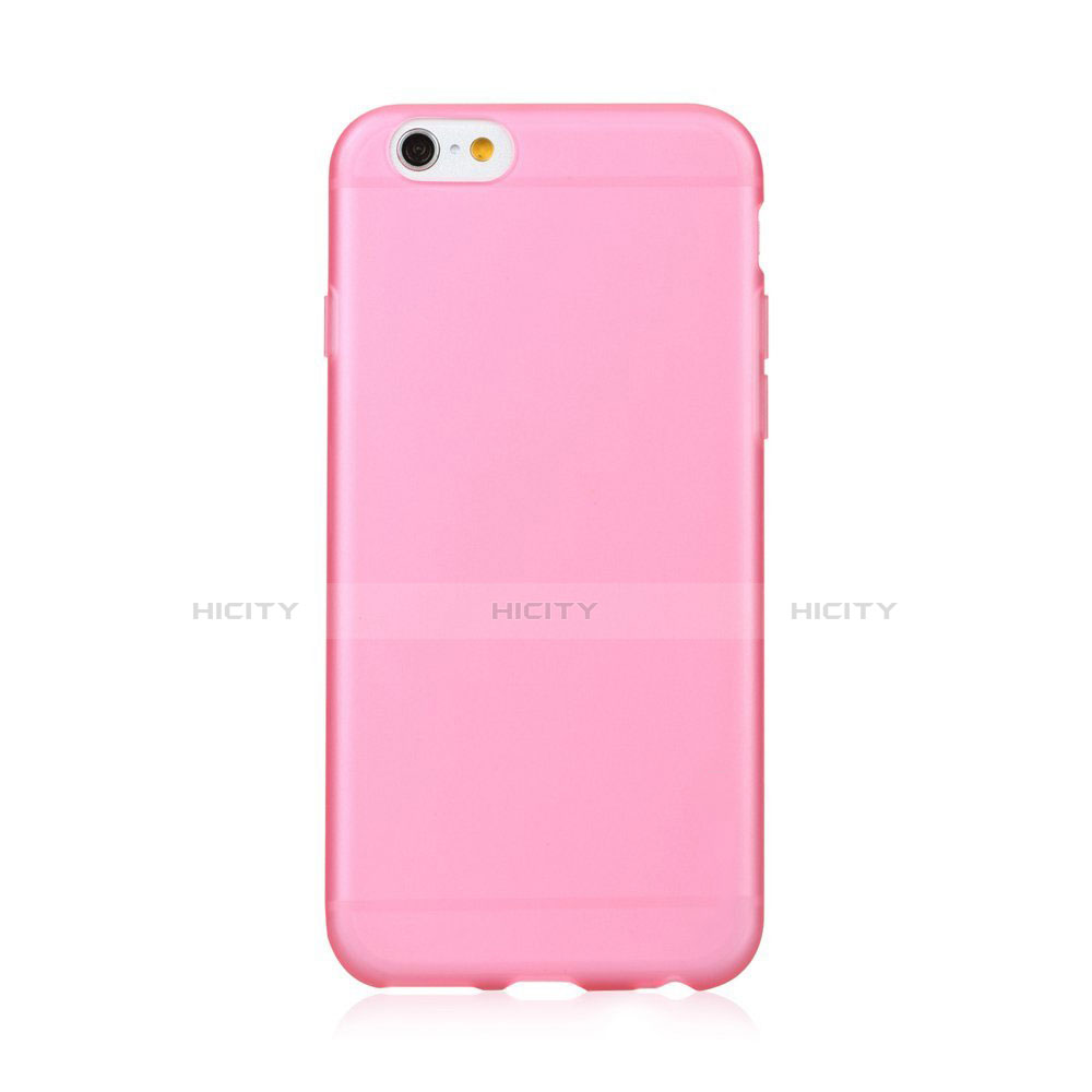 Custodia Silicone Ultra Sottile Morbida Opaca per Apple iPhone 6 Rosa