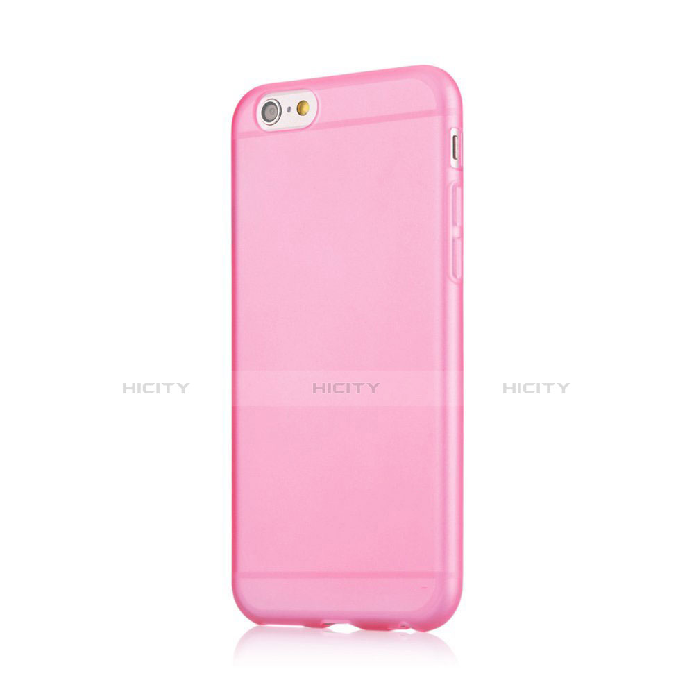 Custodia Silicone Ultra Sottile Morbida Opaca per Apple iPhone 6 Rosa