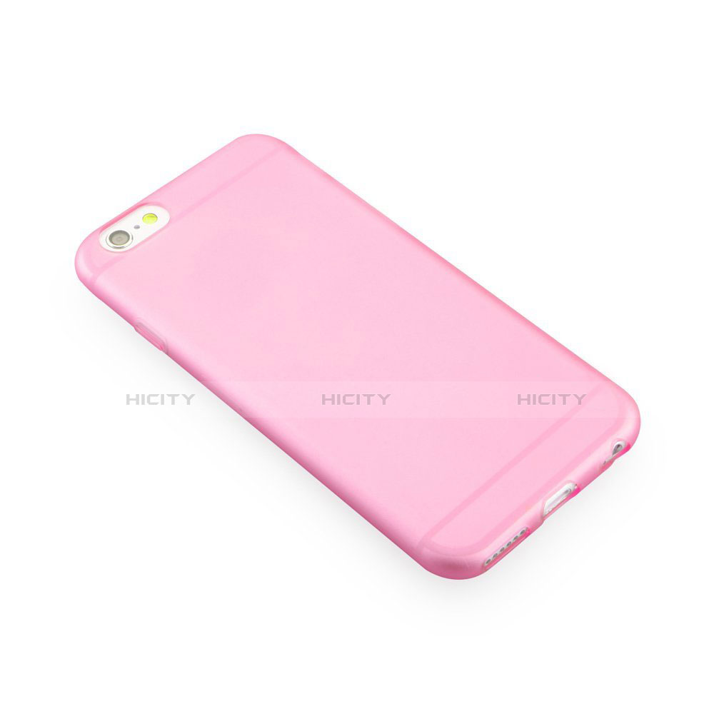 Custodia Silicone Ultra Sottile Morbida Opaca per Apple iPhone 6 Rosa