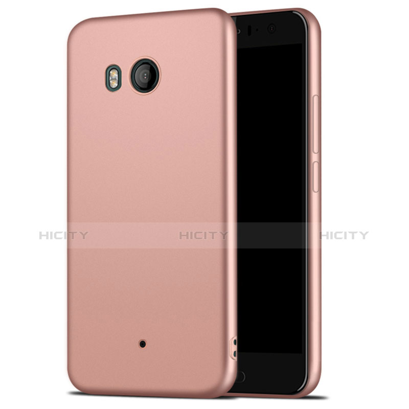 Custodia Silicone Ultra Sottile Morbida per HTC U11 Oro Rosa