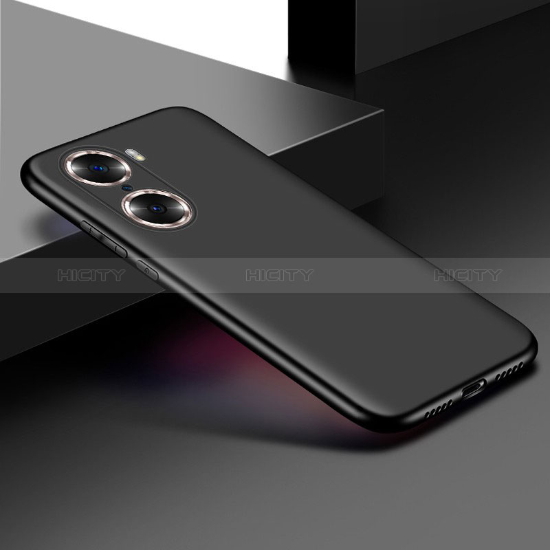 Custodia Silicone Ultra Sottile Morbida per Huawei Honor 60 Pro 5G Nero