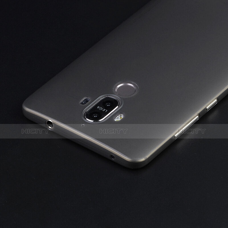 Custodia Silicone Ultra Sottile Morbida per Huawei Mate 9 Grigio