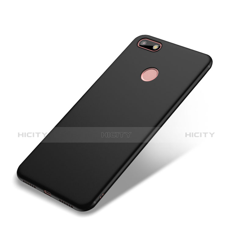 Custodia Silicone Ultra Sottile Morbida per Huawei Y6 Pro (2017) Nero