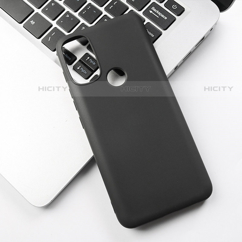 Custodia Silicone Ultra Sottile Morbida per Motorola Moto G Play (2023) Nero