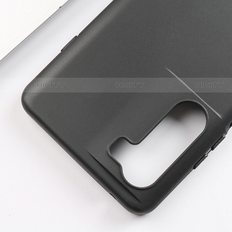 Custodia Silicone Ultra Sottile Morbida per Motorola Moto G200 5G Nero