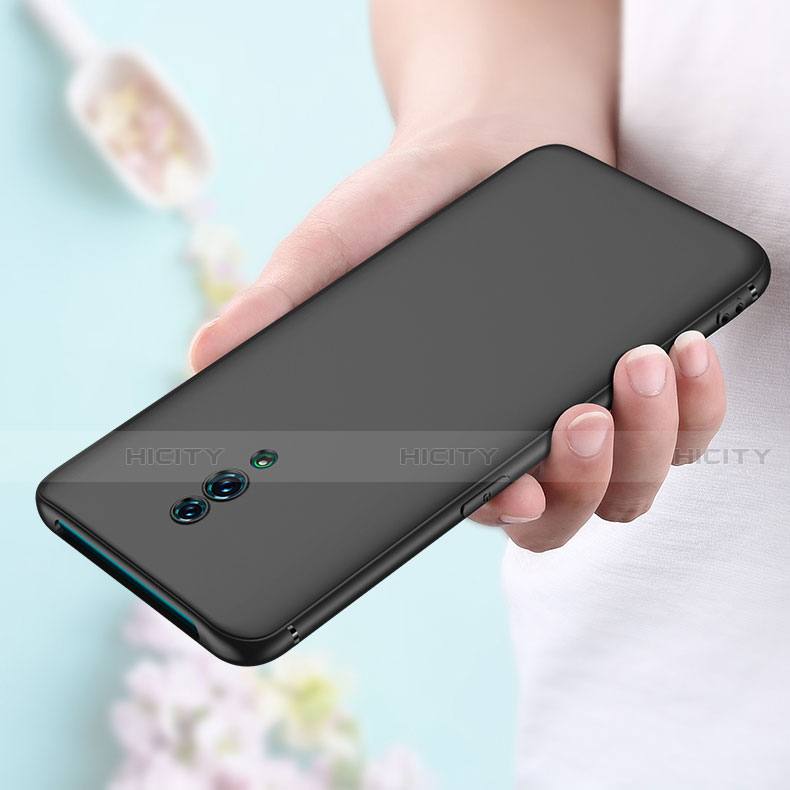 Custodia Silicone Ultra Sottile Morbida per Oppo Reno Nero