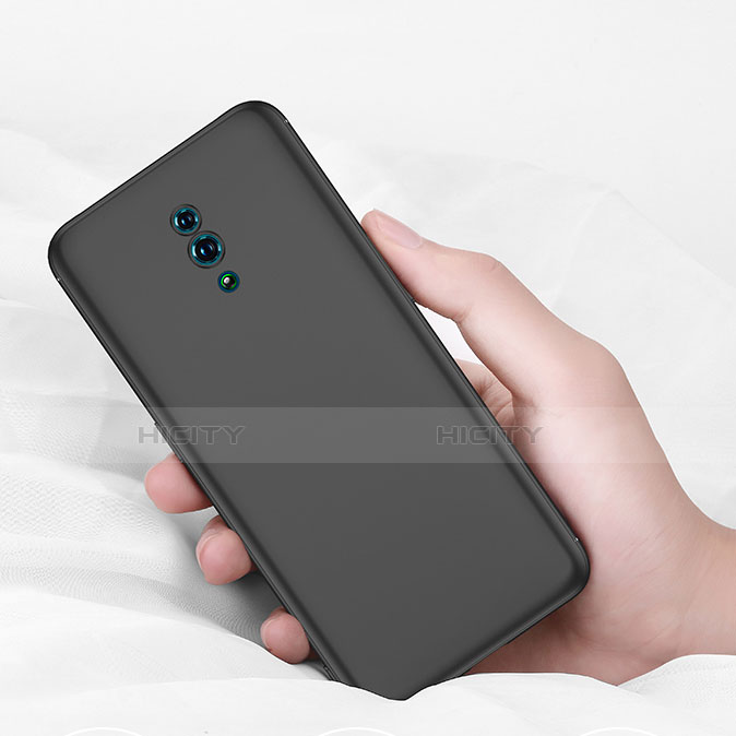 Custodia Silicone Ultra Sottile Morbida per Oppo Reno Nero