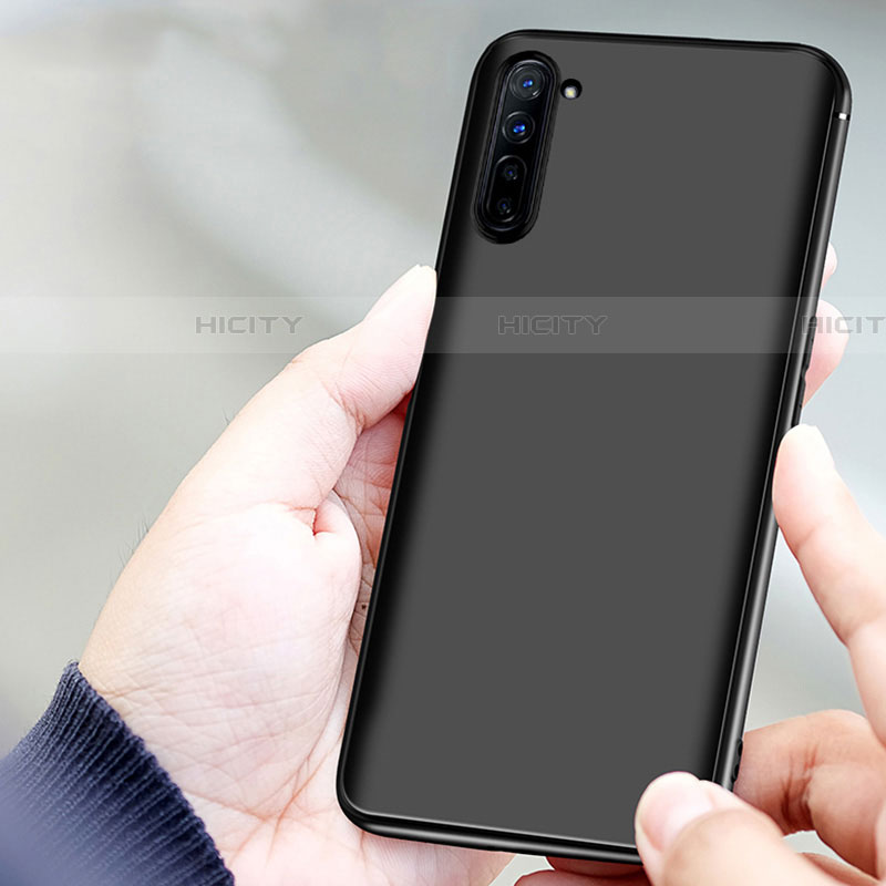 Custodia Silicone Ultra Sottile Morbida per Oppo Reno3 Nero