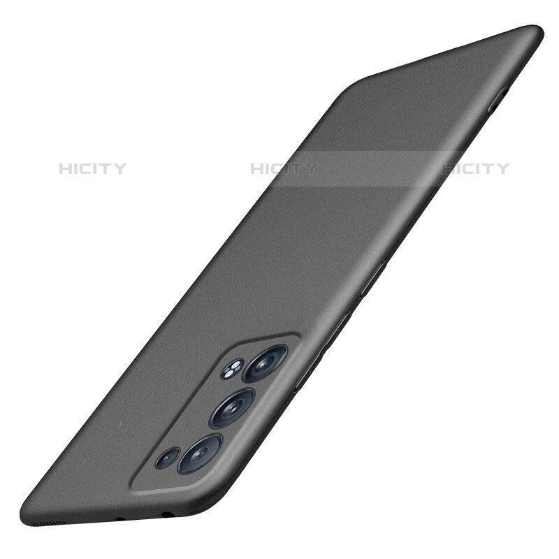 Custodia Silicone Ultra Sottile Morbida per Oppo Reno6 Pro+ Plus 5G Nero