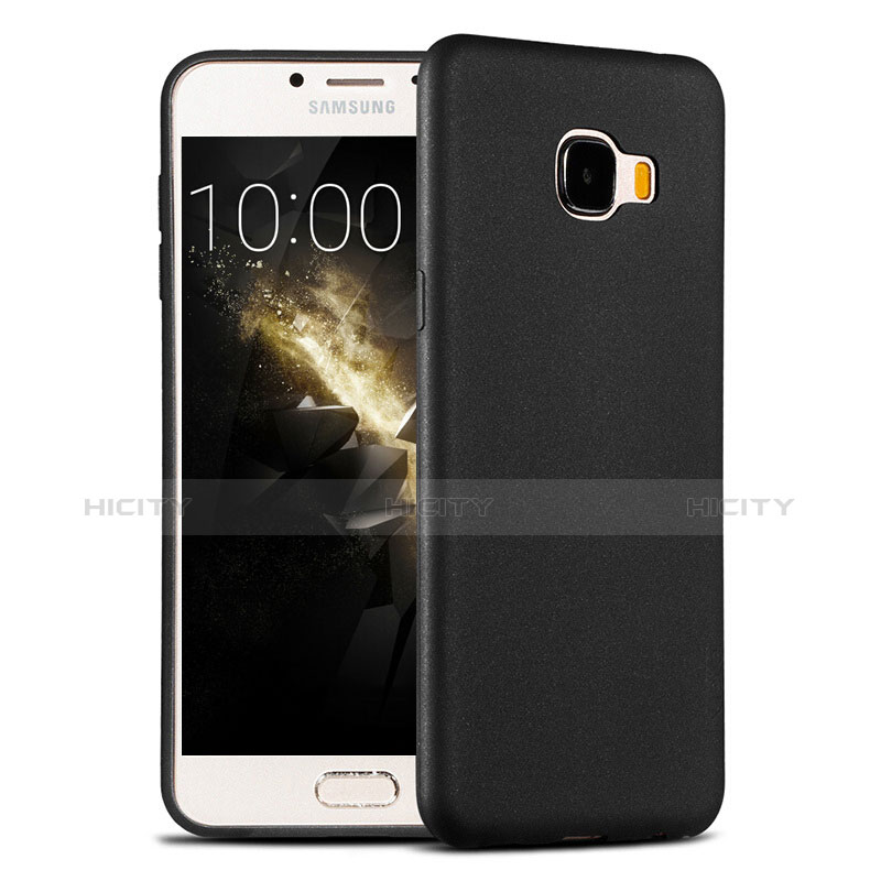 Custodia Silicone Ultra Sottile Morbida per Samsung Galaxy C7 SM-C7000 Nero