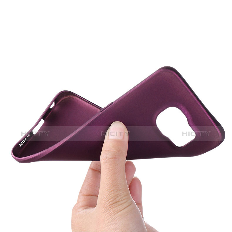 Custodia Silicone Ultra Sottile Morbida per Samsung Galaxy S6 Edge+ Plus SM-G928F Viola