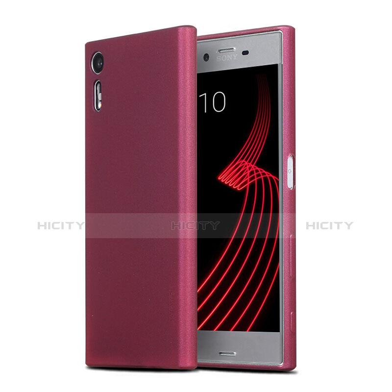 Custodia Silicone Ultra Sottile Morbida per Sony Xperia XZ Rosso