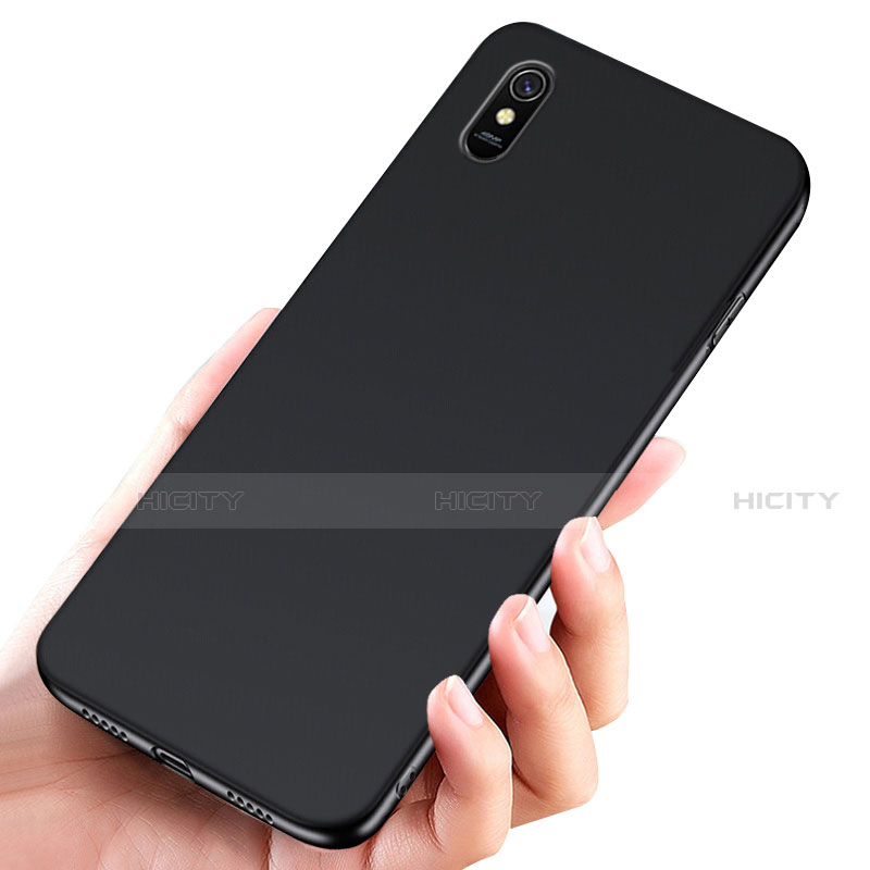 Custodia Silicone Ultra Sottile Morbida per Xiaomi Redmi 9A Nero