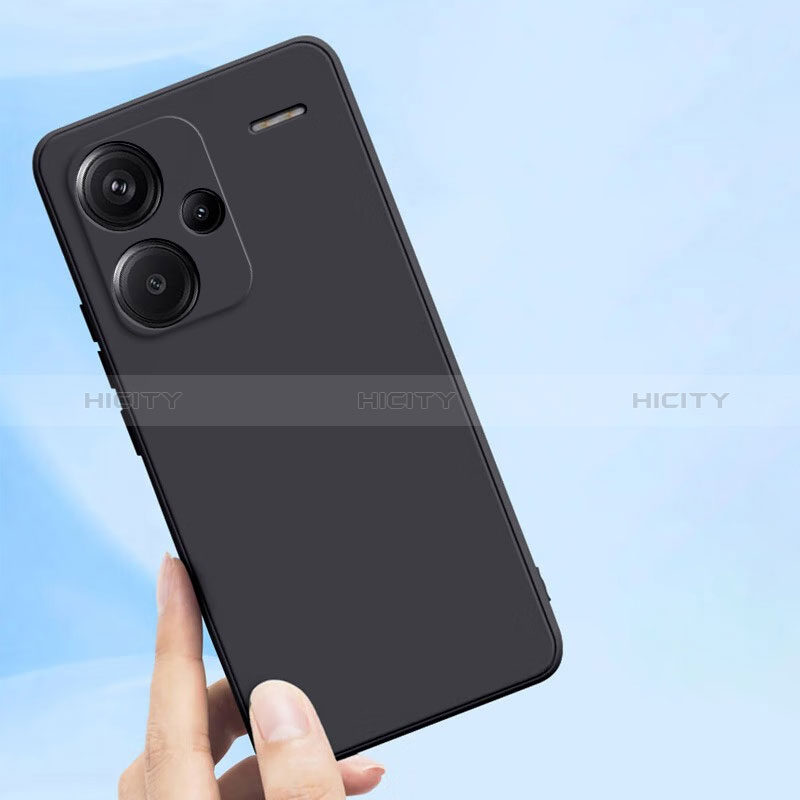 Custodia Silicone Ultra Sottile Morbida per Xiaomi Redmi Note 13 Pro+ Plus 5G Nero